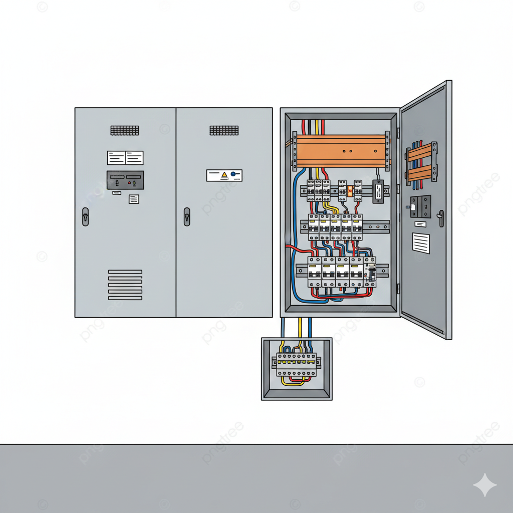 Painel elétrico industrial